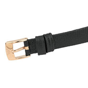  Shop Authentic Emporio Armani Gianni T Bar Quartz White Dial Black Leather Strap Watch For Women - AR11408 - Luxxuri
