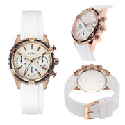  Shop Authentic Guess Catalina White Dial White Silicon Strap Watch For Women - W0562L1 - Luxxuri