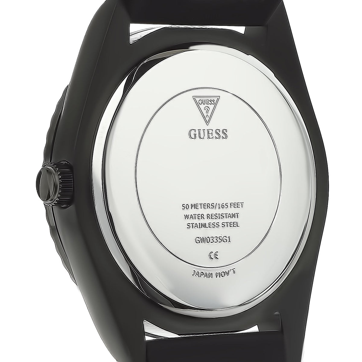  Shop Authentic Guess Connoisseur Black Dial Black Silicone Strap Watch For Men - GW0335G1 - Luxxuri