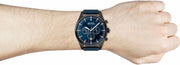  Shop Authentic Hugo Boss Pioneer Quartz Blue Dial Blue Leather Strap Watch For Men - 1513711 - Luxxuri