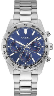  Shop Authentic Guess Altitude Chronograph Blue Dial Silver Steel Strap Watch for Men - GW0329G1 - Luxxuri