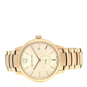  Shop Authentic Burberry The Classic Gold Dial Gold Steel Strap Watch for Men - BU10006 - Luxxuri