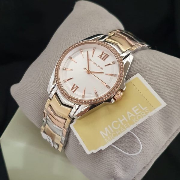  Shop Authentic Michael Kors Whitney Quartz White Dial Two Tone Steel Strap Watch For Women - MK6686 - Luxxuri