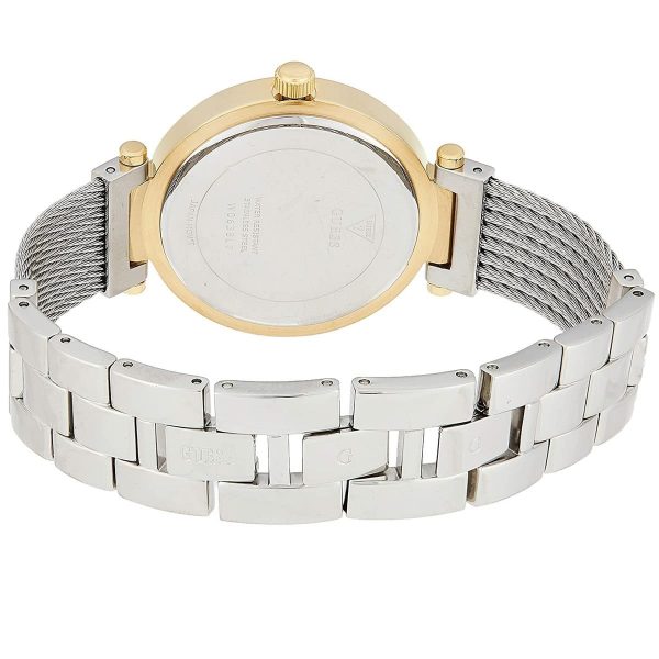  Shop Authentic Guess Soho Diamonds Silver Dial Silver Mesh Bracelet Watch for Women - W0638L7 - Luxxuri