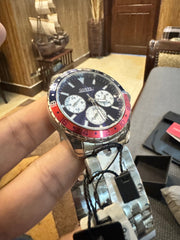  Shop Authentic Guess Odyssey Multifunction Blue Dial Silver Steel Strap Watch For Men - W1107G2 - Luxxuri
