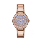  Shop Authentic Michael Kors Kerry Purple Dial Rose Gold Stainless Steel Strap Watch for Women - MK3482 - Luxxuri