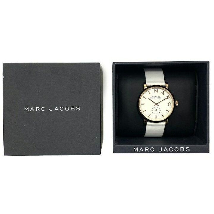  Shop Authentic Marc Jacobs Baker White Dial White Leather Strap Watch for Women - MBM1283 - Luxxuri
