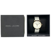  Shop Authentic Marc Jacobs Baker White Dial White Leather Strap Watch for Women - MBM1283 - Luxxuri