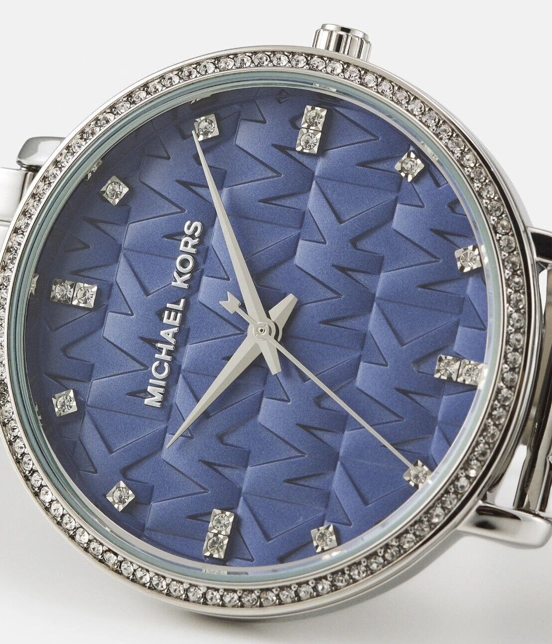  Shop Authentic Michael Kors Pyper Blue Dial Silver Steel Strap Watch For Women - MK4671 - Luxxuri