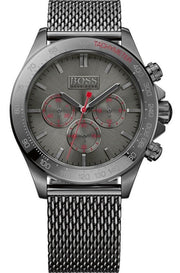  Shop Authentic Hugo Boss Talent Gunmetal Dial Grey Mesh Bracelet Watch for Men - 1513637 - Luxxuri
