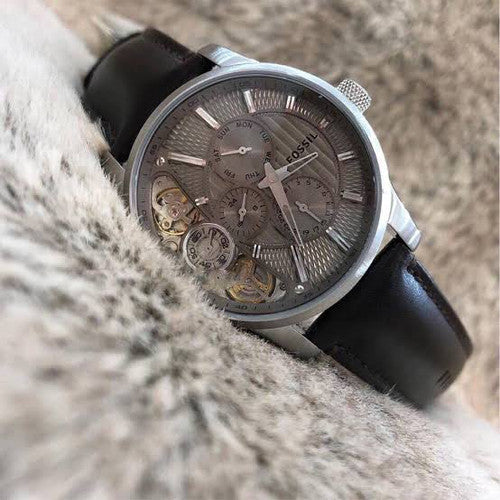  Shop Authentic Fossil Twist Chronograph Multifunction Taupe Dial Brown Leather Strap Watch for Men - ME1098 - Luxxuri
