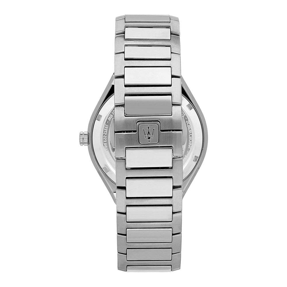  Shop Authentic Maserati Stile 3H White Dial Silver Steel Strap Watch For Men - R8853142005 - Luxxuri