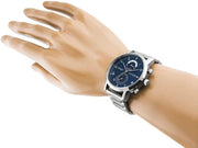  Shop Authentic Tommy Hilfiger Kane Blue Dial Silver Steel Strap Watch for Men - 1710401 - Luxxuri