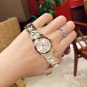  Shop Authentic Burberry The City Gold Dial Gold Steel Strap Watch for Women - BU9234 - Luxxuri