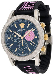  Shop Authentic Versace Sport Tech Chronograph Black Dial Black Rubber Strap Watch for Women - VELT00619 - Luxxuri