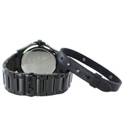  Shop Authentic Armani Exchange Hampton Black Dial Black Steel Strap Watch For Men - AX7101 - Luxxuri