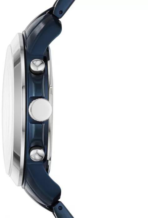  Shop Authentic Fossil Grant Chronograph Blue Dial Blue Steel Strap Watch for Men - FS5230 - Luxxuri