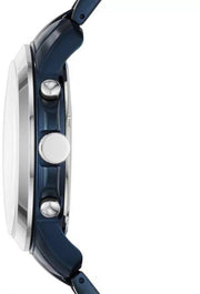  Shop Authentic Fossil Grant Chronograph Blue Dial Blue Steel Strap Watch for Men - FS5230 - Luxxuri