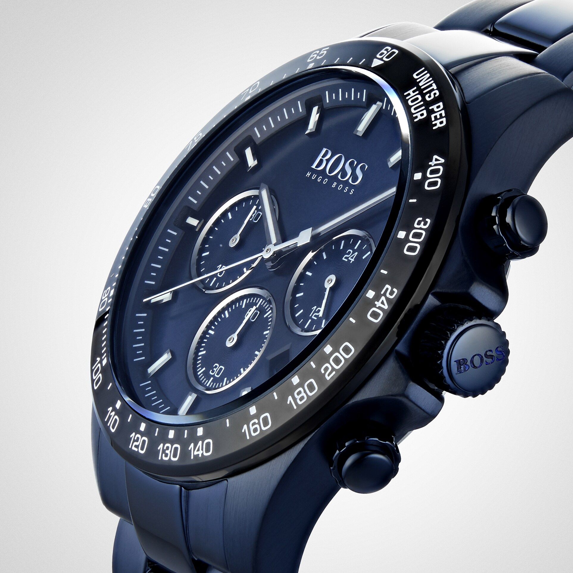  Shop Authentic Hugo Boss Hero Sport Lux Blue Dial Blue Steel Strap Watch for Men - 1513758 - Luxxuri