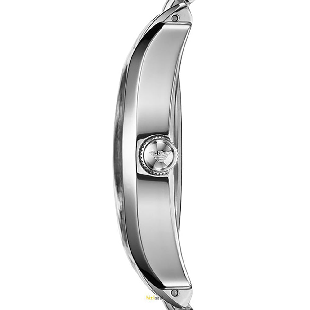  Shop Authentic Emporio Armani Valente Black Dial Silver Steel Strap Watch For Men - AR0680 - Luxxuri