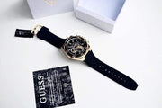  Shop Authentic Guess Third Gear Multifunction Black Dial Black Rubber Strap Watch for Men - GW0334G2 - Luxxuri