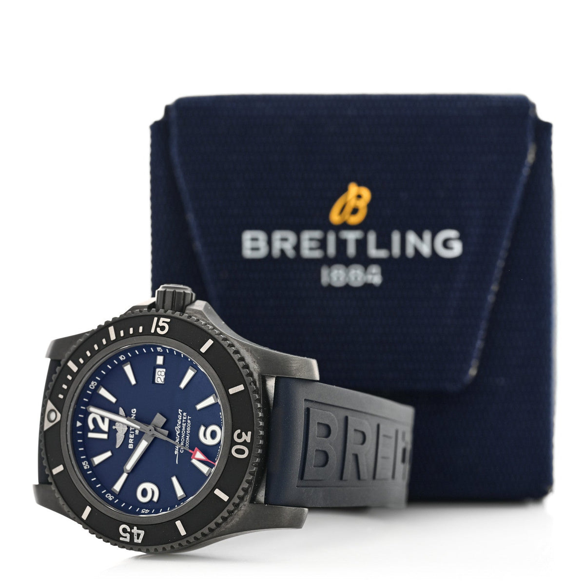  Shop Authentic Breitling Superocean Automatic 46mm Blue Dial Blue Rubber Strap Watch for Men - M17368D71C1S1 - Luxxuri