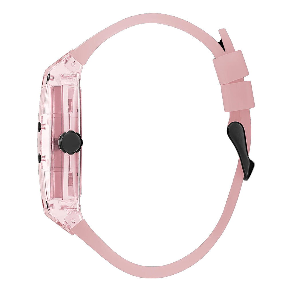  Shop Authentic Guess Sporting Black Dial Pink Rubber Strap Watch for Men - GW0032G1 - Luxxuri
