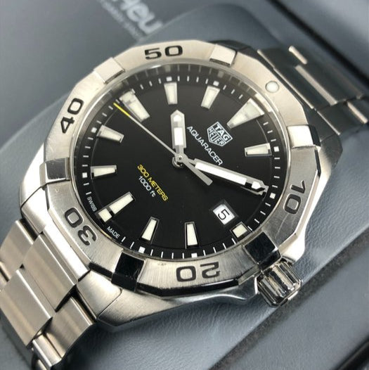  Shop Authentic Tag Heuer Aquaracer Black Dial Watch for Men - WBD1110.BA0928 - Luxxuri
