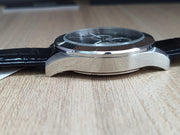  Shop Authentic Hugo Boss Ikon Black Dial Black Leather Strap Watch for Men - 1513178 - Luxxuri