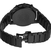  Shop Authentic Emporio Armani Mario Chronograph Black Dial Black Steel Strap Watch For Men - AR11242 - Luxxuri