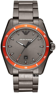  Shop Authentic Emporio Armani Sigma Quartz Grey Dial Grey Steel Strap Watch For Men - AR11178 - Luxxuri