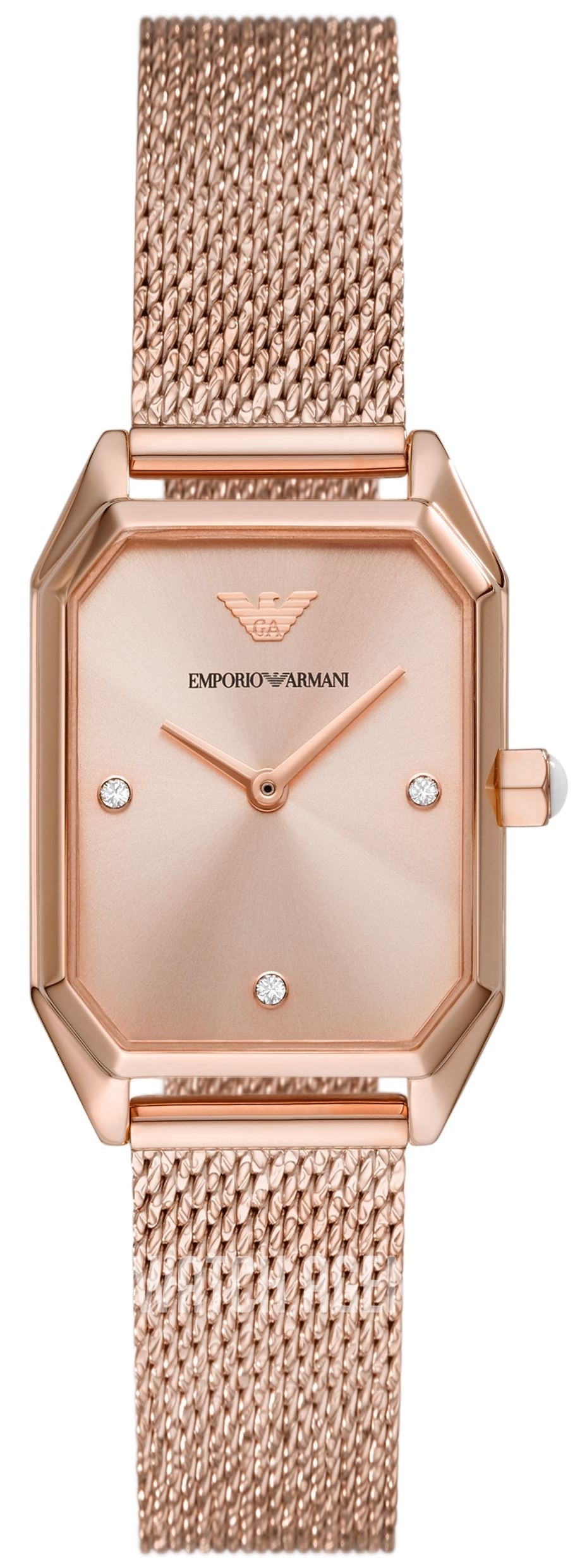  Shop Authentic Emporio Armani Joy Quartz Rose Gold Dial Rose Gold Mesh Bracelet Watch For Women - AR11347 - Luxxuri