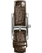  Shop Authentic Emporio Armani Classic Beige Dial Brown Leather Strap Watch For Women - AR0155 - Luxxuri