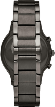  Shop Authentic Emporio Armani Renato Chronograph Blue Dial Grey Steel Strap Watch For Men - A11215 - Luxxuri