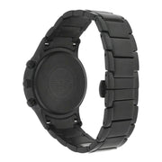  Shop Authentic Emporio Armani Renato Chronograph Mother of Pearl Black Dial Black Steel Strap Watch For Men - AR11275 - Luxxuri