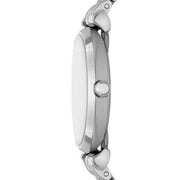  Shop Authentic Emporio Armani Gianni T-Bar Quartz Blue Dial Silver Steel Strap Watch For Women - AR11594 - Luxxuri