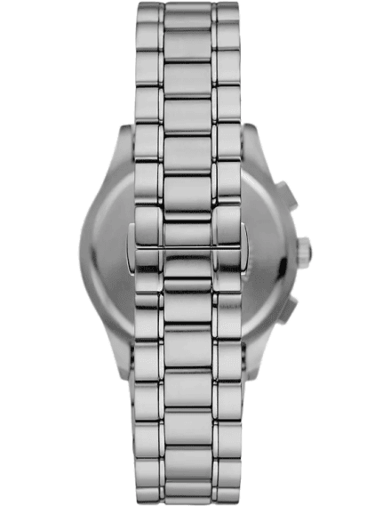  Shop Authentic Emporio Armani Paolo Chronograph Black Dial Silver Steel Strap Watch For Men - AR11602 - Luxxuri