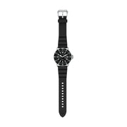 Emporio Armani World Explorer Solar Black Dial Black Silicone Strap Watch for Men - AR11788