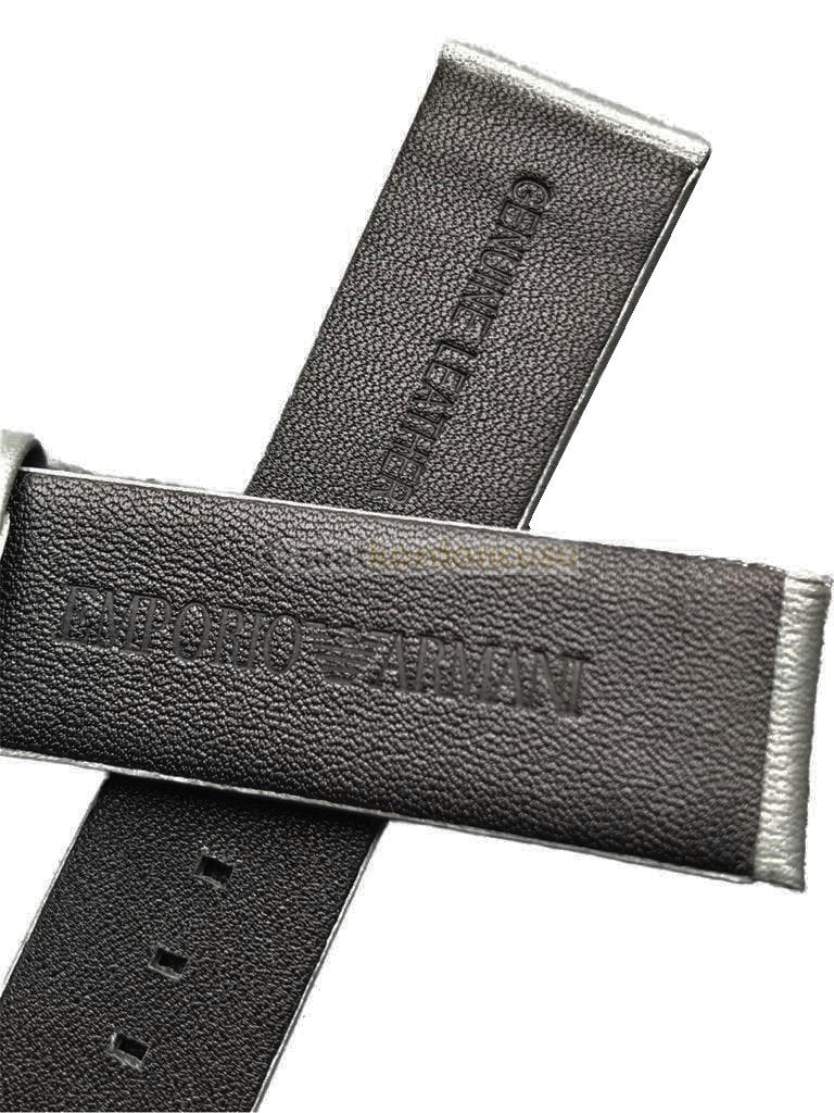  Shop Authentic Emporio Armani Luigi Chronograph Quartz Grey Dial Grey Leather Strap Watch For Men - AR1735 - Luxxuri