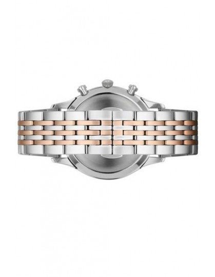 Shop Authentic Emporio Armani Beta Chronograph Grey Dial Two Tone Steel Strap Watch For Men - AR1864 - Luxxuri