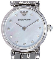  Shop Authentic Emporio Armani Gianni Blue Dial Silver Steel Strap Watch For Women - AR1961 - Luxxuri