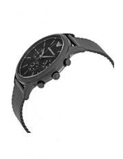  Shop Authentic Emporio Armani Renato Chronograph Black Dial Black Mesh Bracelet Watch For Men - AR2498 - Luxxuri