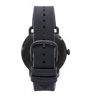  Shop Authentic Emporio Armani Aviator Chronograph Black Dial Black Leather Strap Watch For Men - AR60028 - Luxxuri