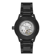  Shop Authentic Emporio Armani Meccanico Automatic Black Dial Black Steel Strap Watch For Men - AR60054 - Luxxuri