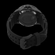 Emporio Armani Sea Explorer Automatic Yellow Dial Black Silicone Strap Watch For Men - AR60085
