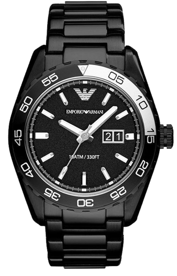  Shop Authentic Emporio Armani Sportivo Quartz Black Dial Black Steel Strap Watch For Men - AR6049 - Luxxuri