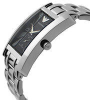  Shop Authentic Emporio Armani Classic Black Dial Silver Stainless Steel Strap Watch For Men - AR0156 - Luxxuri