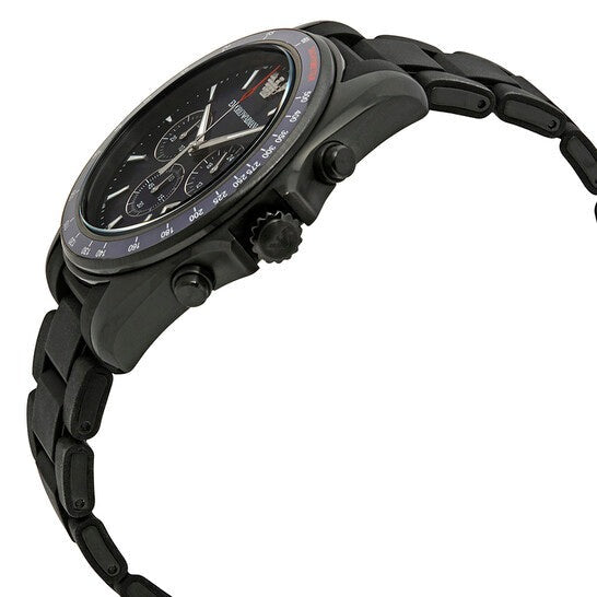  Shop Authentic Emporio Armani Sigma Chronograph Blue Dial Black Silicone Strap Watch For Men - AR6121 - Luxxuri