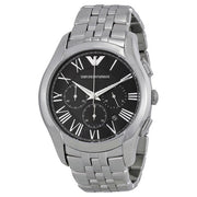  Shop Authentic Emporio Armani Classic Chronograph Black Dial Silver Steel Strap Watch For Men - AR1786 - Luxxuri