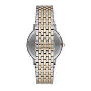  Shop Authentic Emporio Armani Kappa Quartz Black Dial Two Tone Mesh Bracelet Watch For Men - AR11228 - Luxxuri